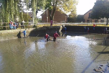 Výlov rybníka 17.10.2015