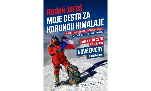 Aktuality - Přednáška Radka Jaroše: Moje cesta za korunou Himaláje